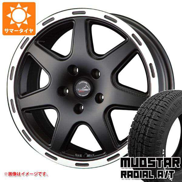 石見銀山 MUDSTAR ジープ レネゲード BU系用 サマータイヤ マッドスター ラジアル M/T 215/65R16C 109/107R  ホワイトレター ラ・ストラーダ アヴェンチュラ