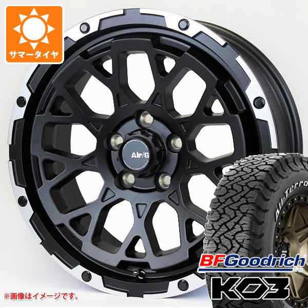 RAV4 50系用 サマータイヤ BFグッドリッチ オールテレーンT/A KO3 LT265/65R17 116/113S ホワイトレター エアージー ロックス 7.0-17 タイヤホイール4本セットの通販は