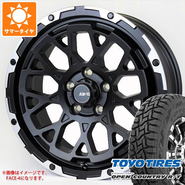 アウトランダー GF/GG系用 2024年製 サマータイヤ 2024年製 トーヨー オープンカントリー R/T LT225/70R16 102/99Q ホワイトレター エアージー ロックス 7.0-16 タイヤホイール4本セットの通販は