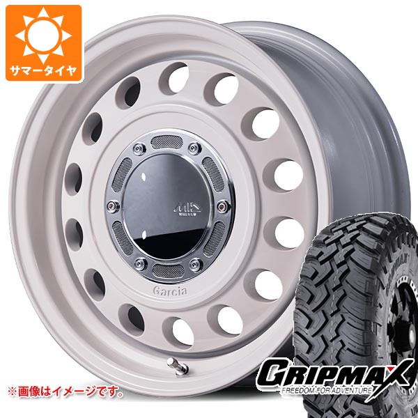 スズキ ハスラー用 サマータイヤ グリップマックス マッドレイジ M/T 185R14C 102/100Q ホワイトレター ガルシア シスコ タイプ2 4.5-14 タイヤホイール4本セット