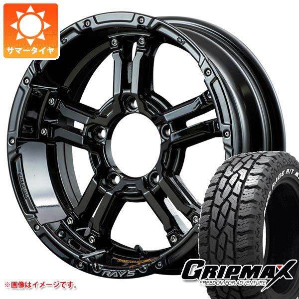 ジムニー JB64W用 サマータイヤ グリップマックス マッドレイジ R/T MAX LT215/70R16 100/97R ホワイトレター レイズ デイトナ FDX-J コレクション 5.5-16 タイヤホイール4本セット