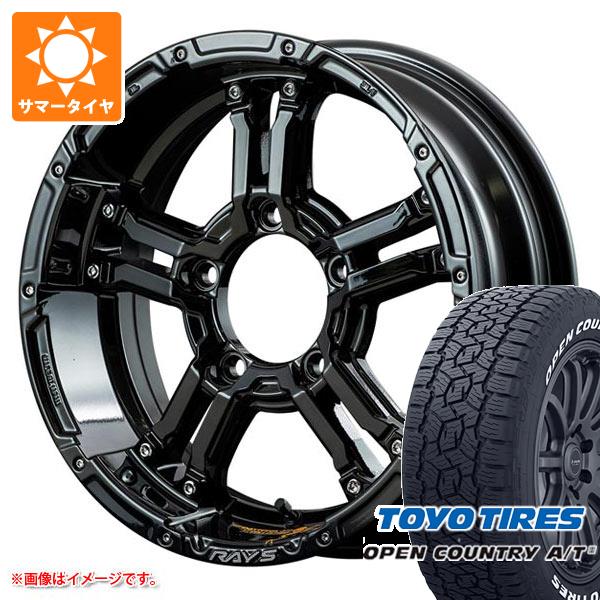 ジムニーシエラ JB74W用 2026年製 サマータイヤ トーヨー オープンカントリー A/T3 215/70R16 100T ホワイトレター レイズ デイトナ FDX-J コレクション 5.5-16 タイヤホイール4本セット