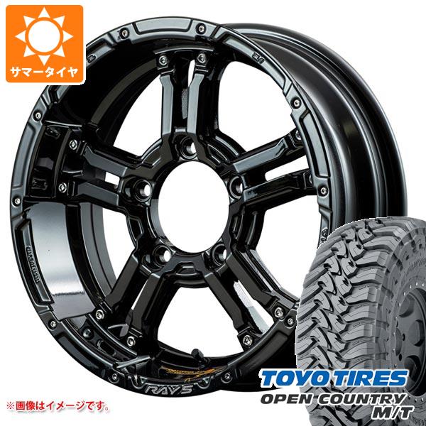 ジムニーシエラ JB74W用 サマータイヤ トーヨー オープンカントリー M/T LT225/75R16 103/100Q ホワイトレター レイズ デイトナ FDX-J コレクション 5.5-16 タイヤホイール4本セットの通販は