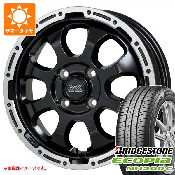 2026年製 サマータイヤ 155/65R14 75H ブリヂストン エコピア NH200C マッドクロスグレイス 4.5-14 タイヤホイール4本セット