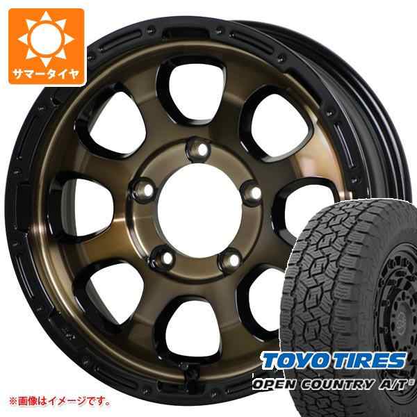 ジムニー用 サマータイヤ トーヨー オープンカントリー A/T3 175/80R16 91S マッドクロスグレイス 5.5-16 タイヤホイール4本セットの通販は