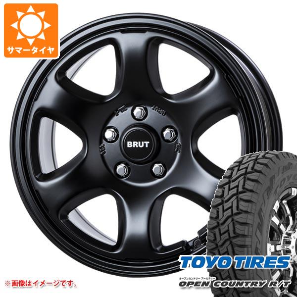 CX-5 KE/KF系用 サマータイヤ トーヨー オープンカントリー R/T 225/65R17 102Q ブラックレター ブルート BR-44 7.5-17 タイヤホイール4本セットの通販は 105,930円