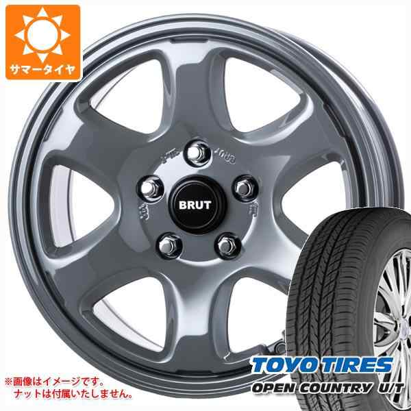 CX-8 KG系用 サマータイヤ トーヨー オープンカントリー U/T 225/65R17 102H ブルート BR-44 7.5-17 タイヤホイール4本セットの通販は