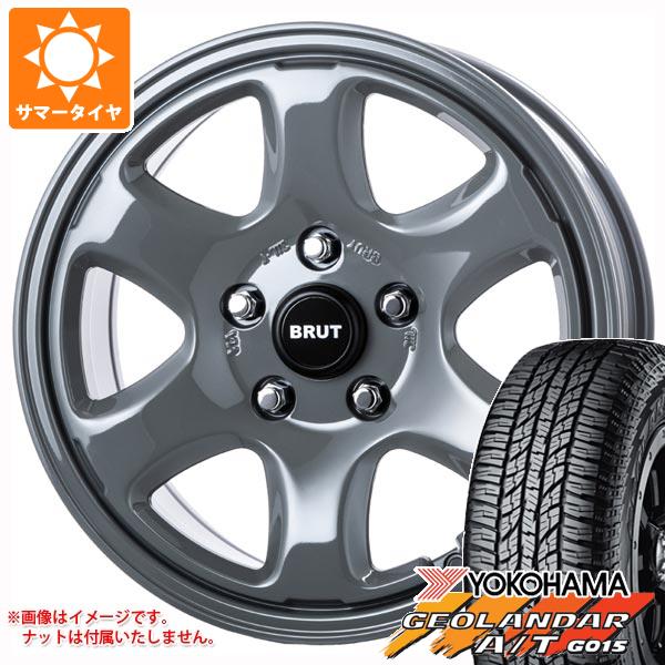 T32エクストレイル用 サマータイヤ ヨコハマ ジオランダー A/T G015 225/65R17 102T アウトラインホワイトレター ブルート BR-44 7.5-17 タイヤホイール4本セットの通販は 101,100円