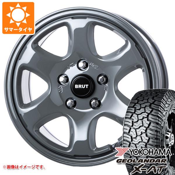 5本セット ジープ ラングラー JK/JL系用 サマータイヤ ヨコハマ ジオランダー X-AT G016 LT295/70R17 121/118Q ブラックレター ブルート BR-44 タイヤホイール5本セット 184,875円