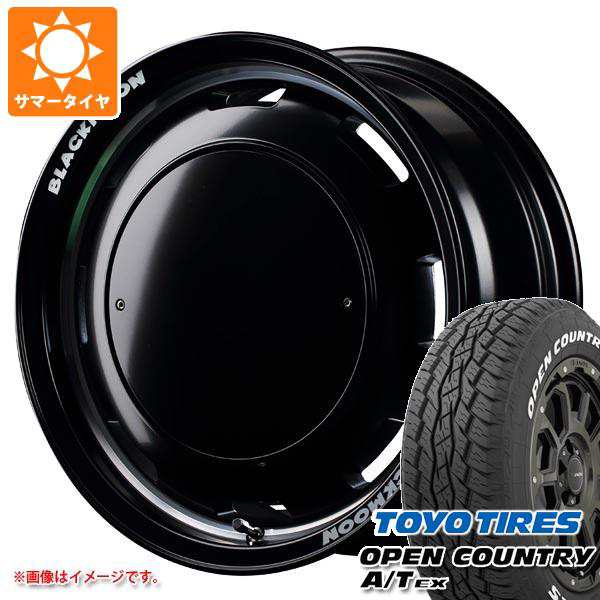 ジムニーシエラ JB74W用 サマータイヤ トーヨー オープンカントリー A/T EX 215/70R16 100H ホワイトレター ガルシア シスコ ブラックムの通販は