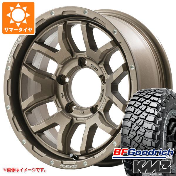 スズキ ジムニーノマド JC74W用 サマータイヤ BFグッドリッチ マッドテレーンT/A KM3 LT225/75R16 115/112Q レイズ デイトナ F6 ブースト 6.0-16 タイヤホイール4本セット 133,850円