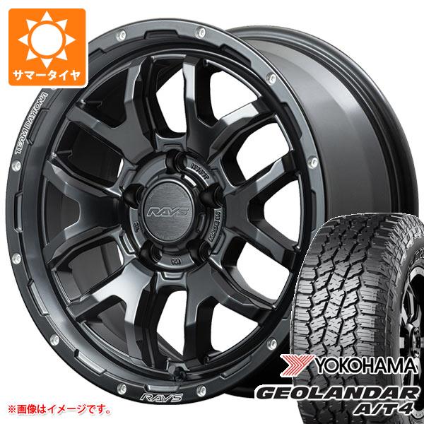 2026年製 サマータイヤ 235/70R16 106T ヨコハマ ジオランダー A/T4 G018 アウトラインホワイトレター レイズ デイトナ F6 ブースト 7.0-16 タイヤホイール4本セット