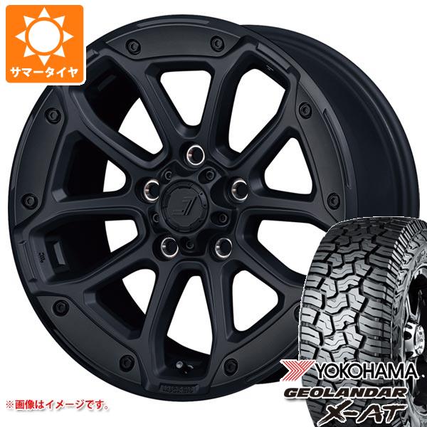 ジープ ラングラー JK/JL系用 サマータイヤ ヨコハマ ジオランダー X-AT G016 LT295/70R17 121/118Q ブラックレター ジェップセン MJCR 216 タイヤホイール4本セット 180,700円