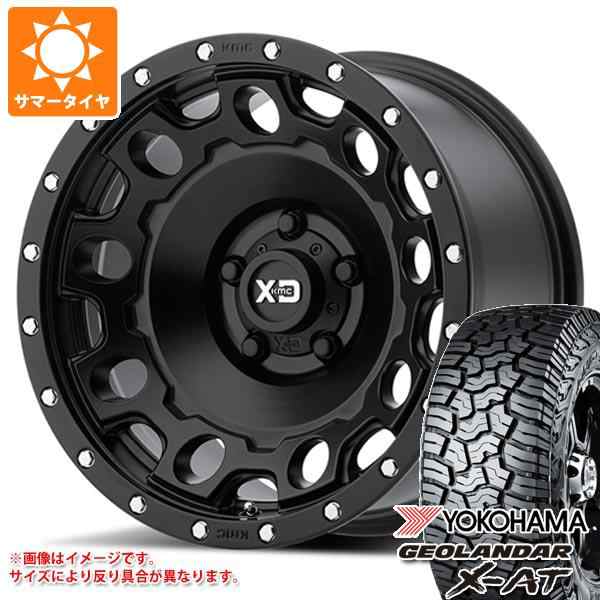 5本セット ジープ ラングラー JK/JL系用 サマータイヤ ヨコハマ ジオランダー X-AT G016 265/70R17 115T ブラックレター  KMC KM529 ホーの通販はau PAY マーケット - タイヤ1番 | au PAY マーケット－通販サイト