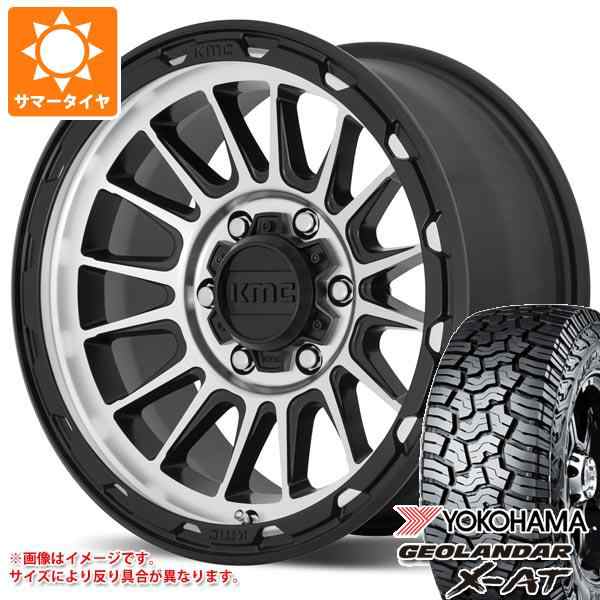 限定 クーポン10% GEOLANDAR 2023年製 サマータイヤ 265/70R17 121/118Q ヨコハマ ジオランダー X-AT G016  ブラックレター KMC KM541 ダーティーハリー 8.5-17