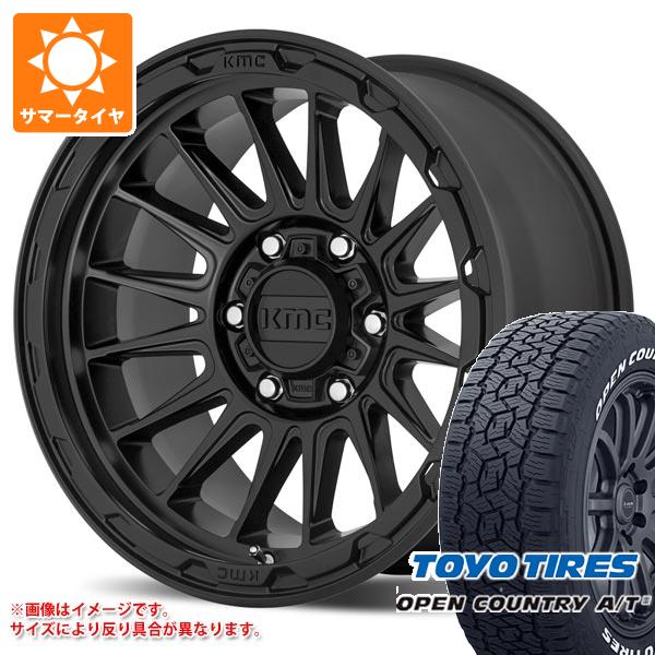 2026年製 サマータイヤ 215/70R16 100T トーヨー オープンカントリー A/T3 ホワイトレター KMC KM542 インパクト 7.0-16 タイヤホイール4本セット