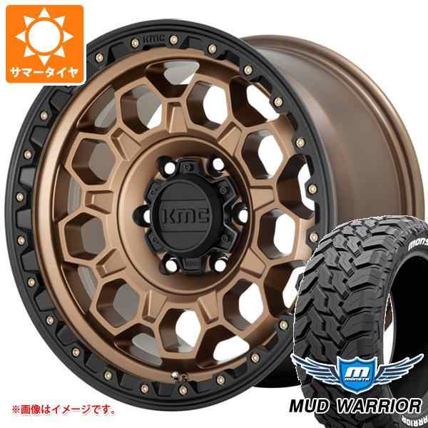 全3色/黒/赤/ベージュ MONSTA TYRES FJクルーザー 10系用 サマータイヤ モンスタ マッドウォーリアー LT265/70R17 121 /118Q ホワイトレター KMC KM541 ダーティーハリー 8.5-17