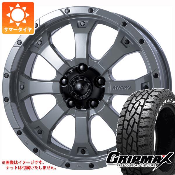 エクリプスクロス GK系用 サマータイヤ グリップマックス マッドレイジ R/T MAX LT225/70R16 102/99R ホワイトレター MKW MK-46 7.0-16 タイヤホイール4本セットの通販は 94,985円