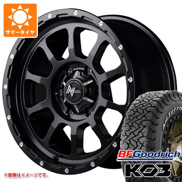 5本セット トヨタ FJクルーザー 10系用 2026年製 サマータイヤ BFグッドリッチ オールテレーンT/A KO3 LT285/70R17 121/118S ホワイトレター ナイトロパワー M10 パーシング 8.0-17 タイヤホイール5本セット