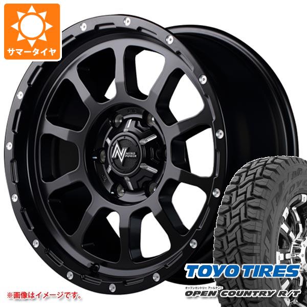 ハイエース 200系用 2026年製 サマータイヤ トーヨー オープンカントリー R/T 215/70R16 100Q ブラックレター ナイトロパワー M10 パーシング 6.5-16 タイヤホイール4本セット 99,055円