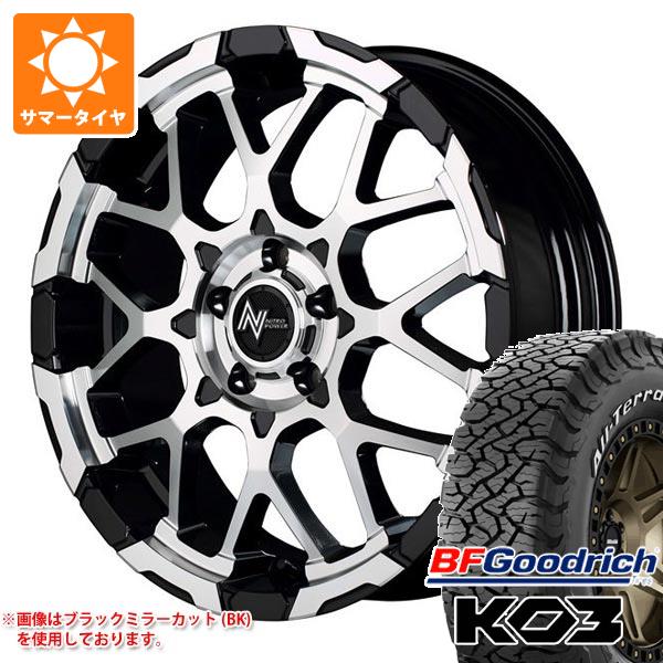 ニッサン T31エクストレイル用 2026年製 サマータイヤ BFグッドリッチ オールテレーンT/A KO3 LT225/70R16 102/99S ホワイトレター ナイトロパワー M28 バレット 7.0-16 タイヤホイール4本セット