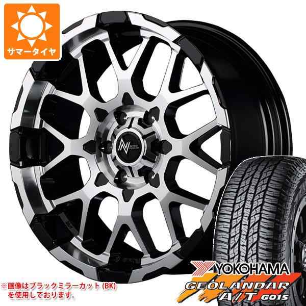 ハイエース 200系用 2024年製 サマータイヤ ヨコハマ ジオランダー A/T G015 215/70R16 100H ブラックレター ナイトロパワー M28 バレッの通販は