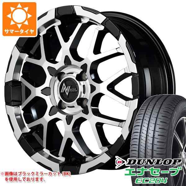タフト LA900系用 サマータイヤ ダンロップ エナセーブ EC204 175/65R15 84H ナイトロパワー M28 バレット 5.0-15 タイヤホイール4本セッの通販は