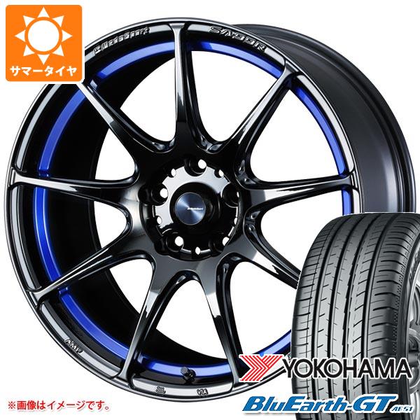 サマータイヤ 225/50R18 95W ヨコハマ ブルーアースGT AE51 ウェッズスポーツ SA-99R ブルーライトクローム2 7.5-18 タイヤホイール4本セットの通販は