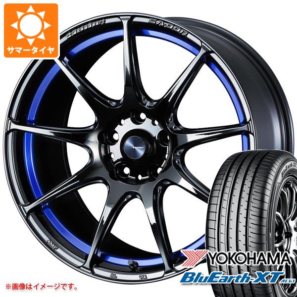 サマータイヤ 225/50R18 95V ヨコハマ ブルーアースXT AE61 ウェッズスポーツ SA-99R ブルーライトクローム2 7.5-18 タイヤホイール4本セット 136,700円