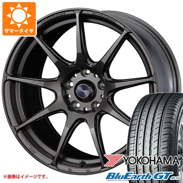 サマータイヤ 225/45R17 94W XL ヨコハマ ブルーアースGT AE51 ウェッズスポーツ SA-99R EJ-ブロンズ 7.5-17 タイヤホイール4本セット