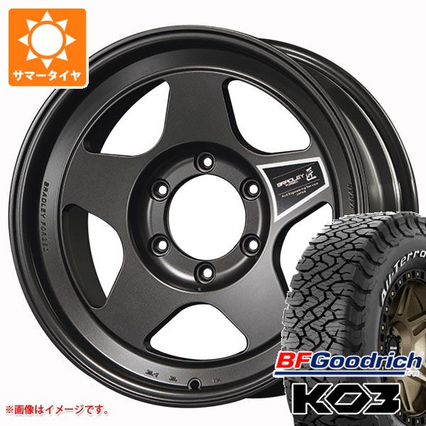 5本セット ランドクルーザー70 GRJ76K用 サマータイヤ BFグッドリッチ オールテレーンT/A KO3 LT285/75R16 126/123S ホワイトレター ブラッドレー フォージド タクミ 8.0-16 タイヤホイール5本セットの通販は 605,000円