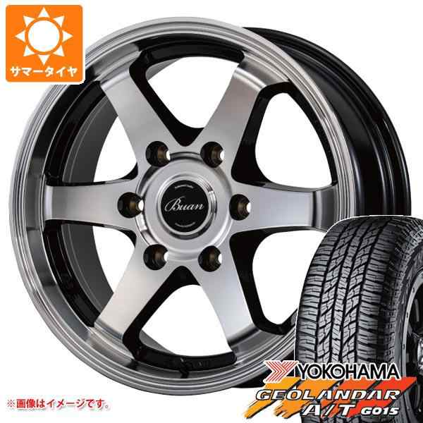 宇宙の香り GEOLANDAR ハイエース 200系用 サマータイヤ ヨコハマ ジオランダー A/T G015 215/70R16 100H  ブラックレター KBレーシング16 6.5-16