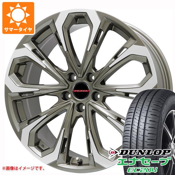サマータイヤ 195/55R16 87V ダンロップ エナセーブ EC204 レイシーン プラバ 5X 6.5-16 タイヤホイール4本セットの通販は