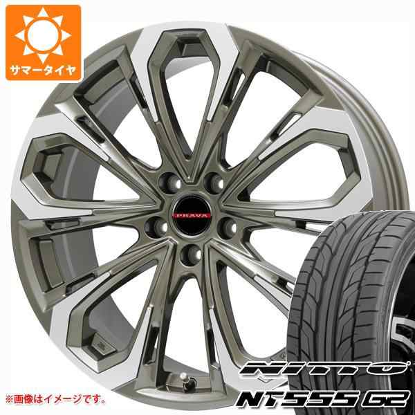 送料無料/プレゼント付♪ NT サマータイヤ 225/45R19 96Y XL ニットー NT555 G2 レイシーン プラバ 9M 8.0-19 