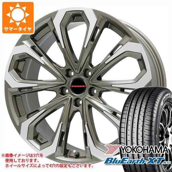 サマータイヤ 225/55R17 97W ヨコハマ ブルーアースXT AE61 レイシーン プラバ 5X 7.0-17 タイヤホイール4本セットの通販は