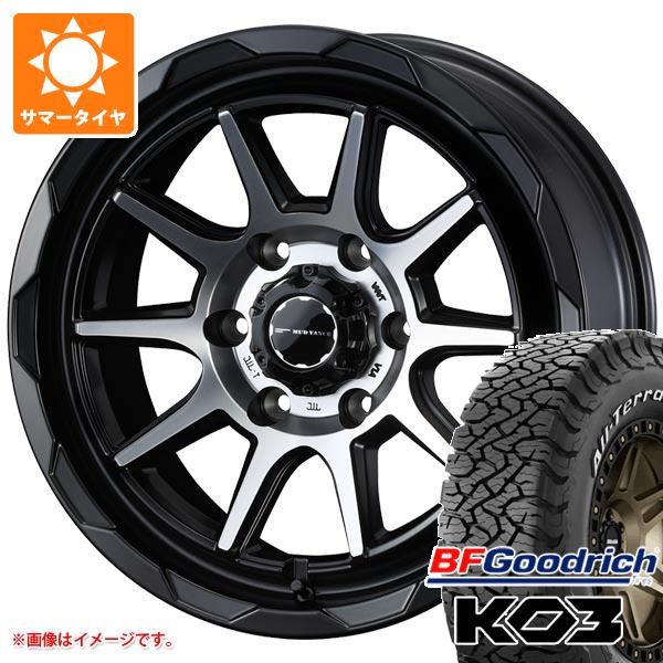トヨタ ランドクルーザー250用 サマータイヤ BFグッドリッチ オールテレーンT/A KO3 LT275/65R18 123/120S ホワイトレター マッドヴァンス06 8.5-18 タイヤホイール4本セット