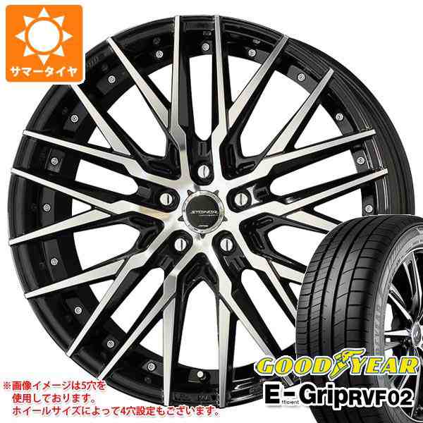 サマータイヤ 155/65R14 75H グッドイヤー エフィシエントグリップ RVF02 シュタイナー CVX 4.5-14 タイヤホイール4本セットの通販は