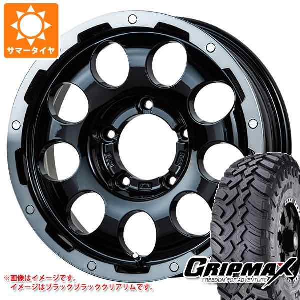 5本セット ジムニーシエラ JB74W用 サマータイヤ グリップマックス マッドレイジ M/T 195/80R15 96Q ホワイトレター LMG  CS-9 5.5-15 タの通販は