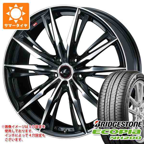 サマータイヤ 205/60R16 92H ブリヂストン エコピア NH200 レオニス GX 6.5-16 タイヤホイール4本セットの通販はau  PAY マーケット - タイヤ1番 | au PAY マーケット－通販サイト