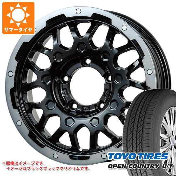 5本セット ジムニーシエラ JB74W用 サマータイヤ トーヨー オープンカントリー U/T 215/70R16 100H LMG MS-9W 5.5-16 タイヤホイール5本の通販は 169,875円