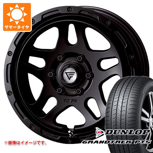 トヨタ ランドクルーザー300用 サマータイヤ ダンロップ グラントレック PT5 265/65R18 114V デルタフォース オーバーランダー 8.0-18 タイヤホイール4本セット