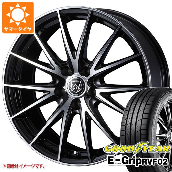 サマータイヤ 165/55R15 75V グッドイヤー エフィシエントグリップ RVF02 ライツレー VS 4.5-15 タイヤホイール4本セット