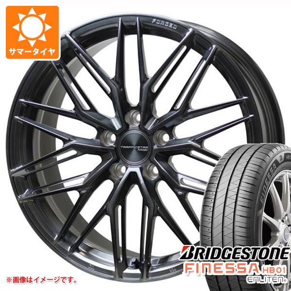 サマータイヤ 245/45R19 102W XL ブリヂストン フィネッサ HB01 トラフィックスター フォージド TSF-03 8.0-19 タイヤホイール4本セット