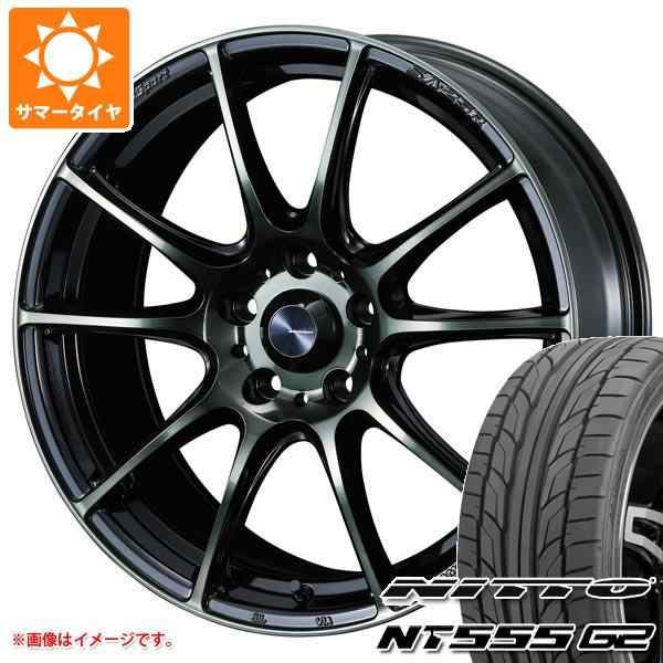 サマータイヤ 245/45R18 100Y XL ニットー NT555 G2 ウェッズスポーツ SA-25R 7.5-18 タイヤホイール4本セットの通販は