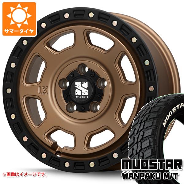 アウトランダー GF/GG系用 サマータイヤ マッドスター ワンパク M/T 235/70R16 106S ホワイトレター MLJ エクストリームJ XJ07 7.0-16 タイヤホイール4本セット