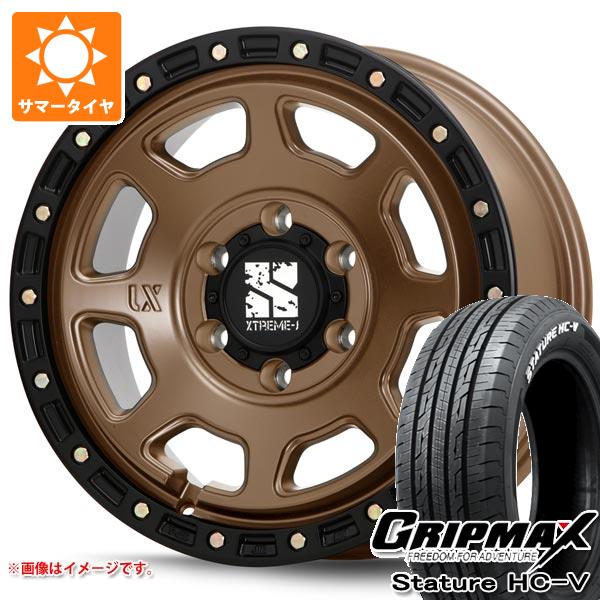 ハイエース 200系用 サマータイヤ グリップマックス スタチャー HC-V 215/65R16C 109/107S ホワイトレター MLJ エクストリームJ XJ07 6.5-16 タイヤホイール4本セット 98,945円