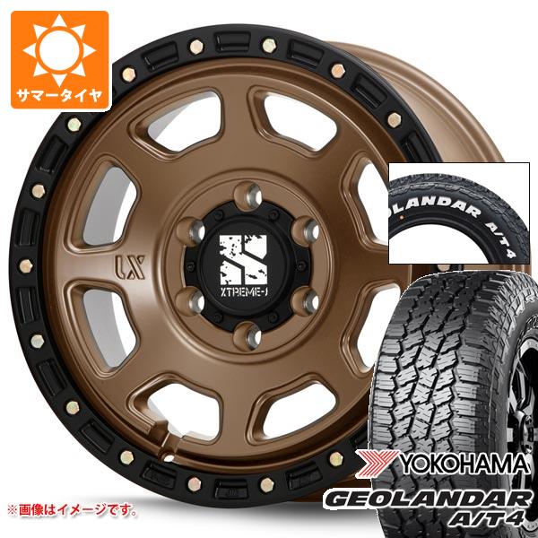 トヨタ ハイエース 200系用 2026年製 サマータイヤ ヨコハマ ジオランダー A/T4 G018 215/65R16C 109/107S ホワイトレター MLJ エクストリームJ XJ07 6.5-16 タイヤホイール4本セット