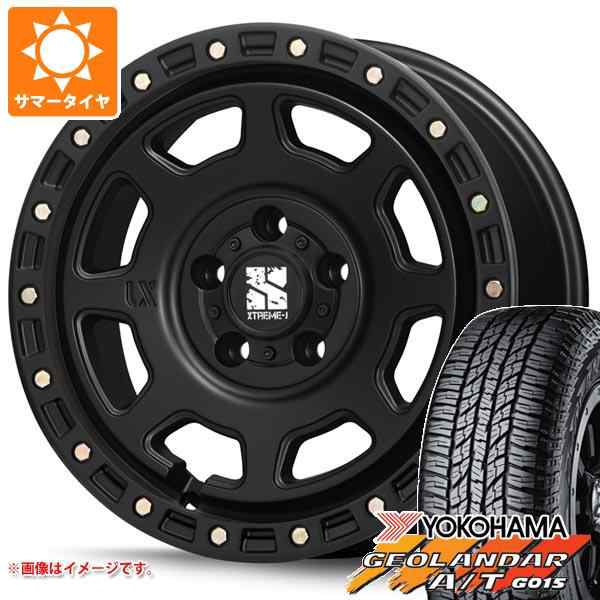 MLJ RAV4 50系用 サマータイヤ ヨコハマ ジオランダー A/T G015 225/65R17 102T アウトラインホワイトレター MLJ  エクストリームJ XJ04 7.0-17