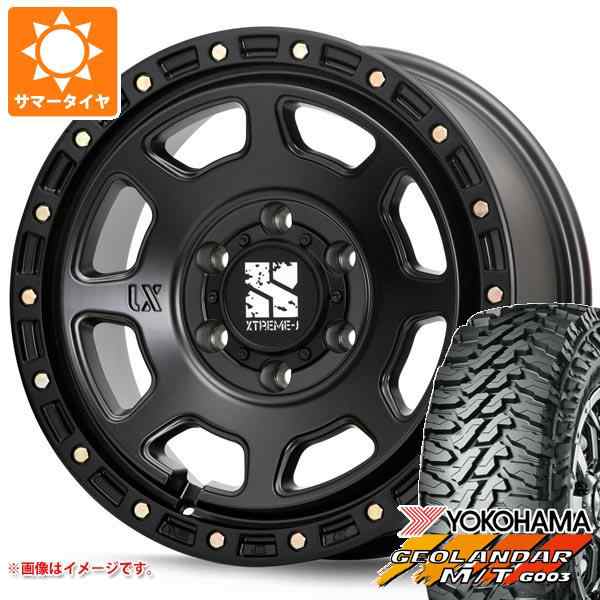 ランドクルーザー プラド 150系用 サマータイヤ ヨコハマ ジオランダー M/T G003 LT265/70R17 121/118Q MLJ エクストリームJ XJ07 8.0-17 タイヤホイール4本セットの通販は 107,350円