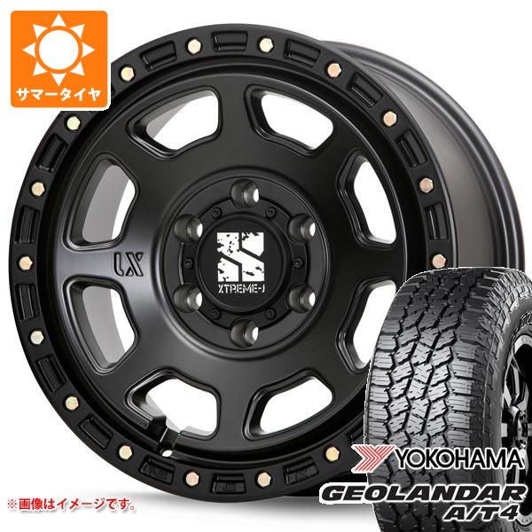 トヨタ ランドクルーザー プラド 150系用 サマータイヤ ヨコハマ ジオランダー A/T4 G018 265/65R17 112T ブラックレター MLJ エクストリームJ XJ07 8.0-17 タイヤホイール4本セット